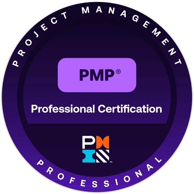 PMP certification credential badge