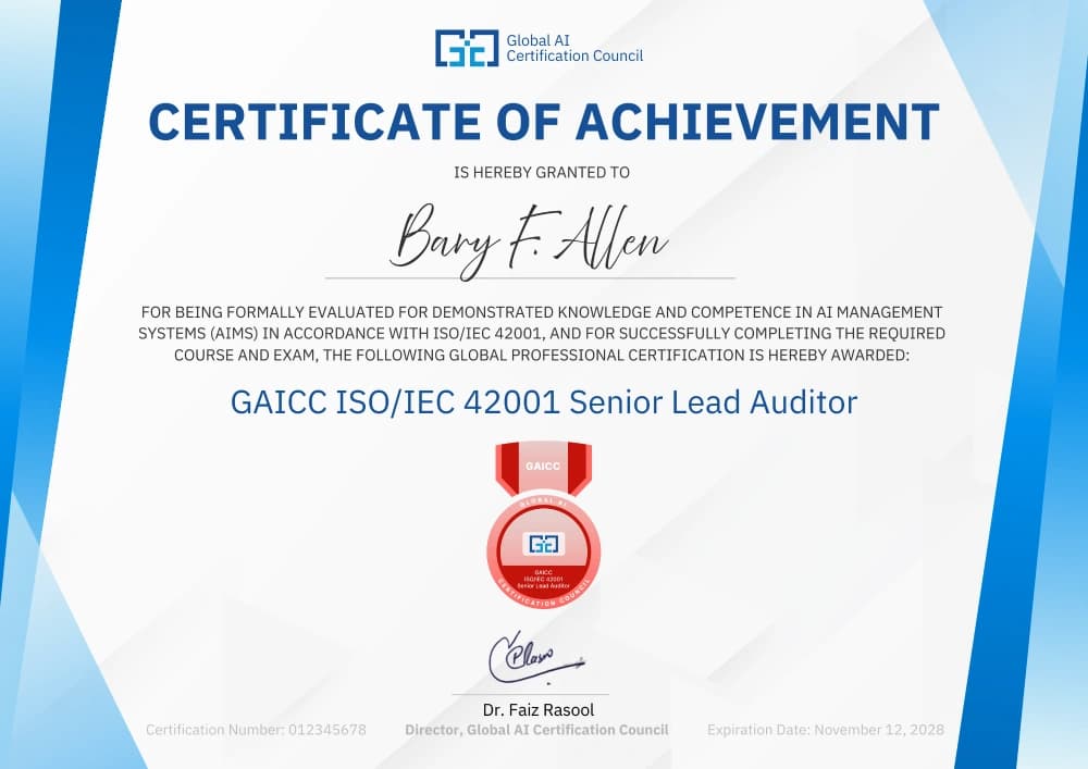 senior lead auditor